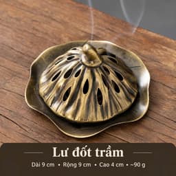 Lư xông trầm liên bồng  - Lư xông trầm 2