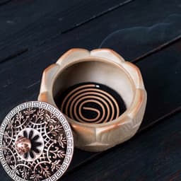 Lư xông trầm bạch ngọc liên hoa 3