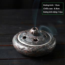 Lư hương liên hoa cổ điển-Lư xông trầm 1