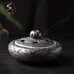 Lư hương liên hoa cổ điển-Lư xông trầm 2
