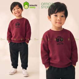 [10-29KG] Bộ Dài Tay Vải Nỉ 2 Da Cao Cấp Premium Dày Mịn Ấm Cho Bé Trai KIMCHIBABY Họa Tiết Thể Thao Bóng Rổ BN605 9