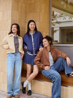 Áo khoác bomber nữ YODY chất khaki nhẹ, thoải mái, dáng croptop năng động WCJA26F099 7