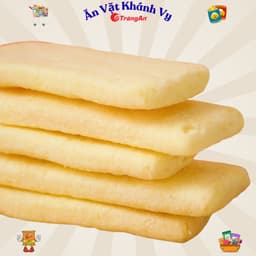 Bánh Gạo Sữa Miyaki Tràng An- Thơm Đậm Vị Sữa, Xốp Tan - Túi 240g (26 chiếc) - HÀNG CHÍNH HÃNG 5