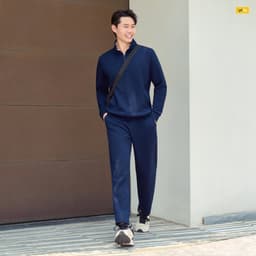 Bộ đồ nỉ nam YODY set áo quần thu đông năng động, thoải mái, cổ dựng MCSL26F003 6