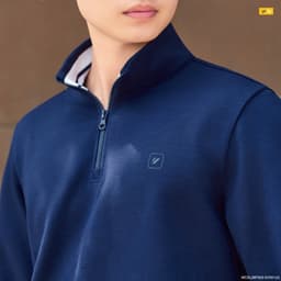 Bộ đồ nỉ nam YODY set áo quần thu đông năng động, thoải mái, cổ dựng MCSL26F003 5