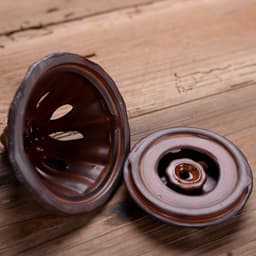 Lư Xông Trầm Gốm Liên hoa Treo Phong Cách Cổ Điển Trang Trí Phòng Trà, Phòng Thiền 2