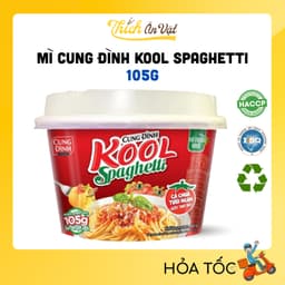 Mì Cung Đình Kool Spaghetti 105g - Mì Trộn Khô Cung Đình Vị Cà Chua Tươi Ngon Xốt Thịt Bò - Thích Ăn Vặt 1