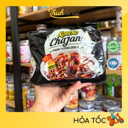 Mì Tương Đen Cay Koreno Chajang - Mì Cay Hàn Quốc 5 Gói - Thích Ăn Vặt 2