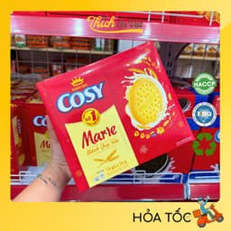 Bánh Quy Sữa Cosy Marie - Bánh Kinh Đô - Bánh Cosy 120g/336g/192g - Thích Ăn Vặt 4
