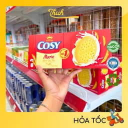 Bánh Quy Sữa Cosy Marie - Bánh Kinh Đô - Bánh Cosy 120g/336g/192g - Thích Ăn Vặt 3