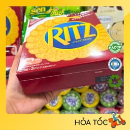Bánh Quy Ritz Crackers Nhân Kem Phô Mai 106g - Thích Ăn Vặt 4