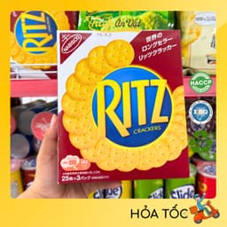 Bánh Quy Ritz Crackers Nhân Kem Phô Mai 106g - Thích Ăn Vặt 3
