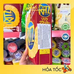 Bánh Quy Ritz Crackers Nhân Kem Phô Mai 106g - Thích Ăn Vặt 2