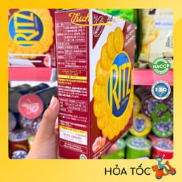 Bánh Quy Ritz Crackers Nhân Kem Phô Mai 106g - Thích Ăn Vặt 5