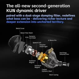 Tai nghe IEM nhét tai GK Kunten Pro | Gaming IEM HiFi | Driver KUN 2 10mm | Jack 3.5mm , Type-C - Hàng Chính Hãng 5
