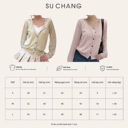 Áo Len Dệt Kim Phối Tiêu Mix Thun Viền Ren A1008 Su Chang Thời Trang Nữ 4