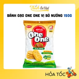 Bánh Gạo ONE ONE Vị Bò Nướng 150g - Thích Ăn Vặt 1