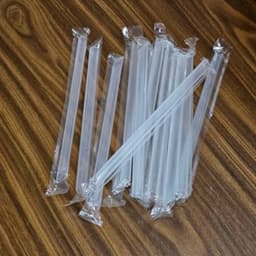 50 ống hút sinh tố trà sữa phi 12 có túi bọc từng ống hàng công ty 6