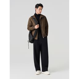 Quần nỉ dài nam YODY quần dài ống rộng, lưng thun thoải mái, chất mềm mại, co giãn MCSP26F006 3