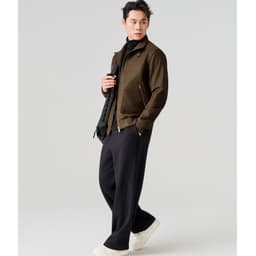 Quần nỉ dài nam YODY quần dài ống rộng, lưng thun thoải mái, chất mềm mại, co giãn MCSP26F006 4