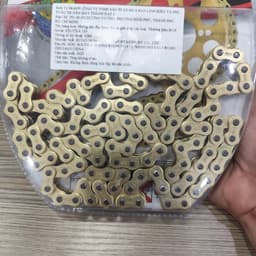 Bộ Nhông Sên Dĩa Kiểu EXCITER 135( 4 Số ) (Màu Vàng) Thương Hiệu BOX 4