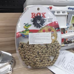 Bộ Nhông Sên Dĩa Kiểu EXCITER 150 (Màu Vàng) Thương Hiệu BOX 7