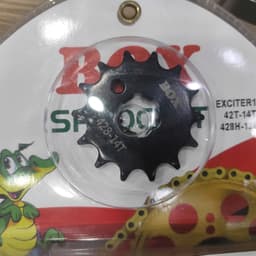 Bộ Nhông Sên Dĩa Kiểu EXCITER 150 (Màu Vàng) Thương Hiệu BOX 2