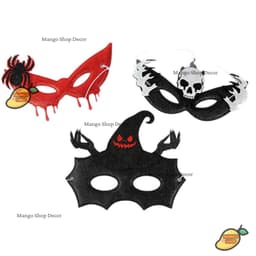 Mặt Nạ Halloween Kim Tuyến Hóa Trang Nửa Mặt Nhiều Mẫu Phù Hợp Các Bữa Tiệc Hóa Trang Halloween 5