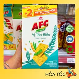 Bánh Afc Kinh Đô Vị Tảo Biển 215.6g (+ 2 Gói Afc Hạt & Thảo Mộc Vị Bắp Xào Bơ) - Thích Ăn Vặt 4