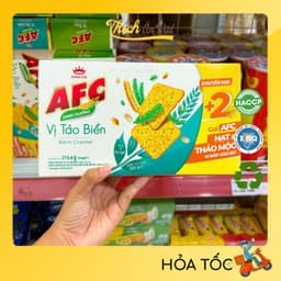Bánh Afc Kinh Đô Vị Tảo Biển 215.6g (+ 2 Gói Afc Hạt & Thảo Mộc Vị Bắp Xào Bơ) - Thích Ăn Vặt 2