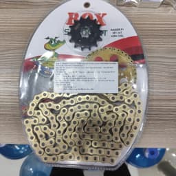 Bộ Nhông Sên Dĩa Kiểu (Màu Vàng) RAIDER FI Thương Hiệu BOX 6