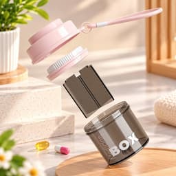 Hũ đựng thuốc 4 ngăn nhỏ gọn thiết kế mới dễ thương có tay xách 5