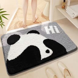 Thảm Lau Chân Lông Cừu Siêu Mềm 40x60cm, Thảm Chùi Chân Thấm Hút Nước, Trang Trí Phòng Ngủ Nhà Tắm 8