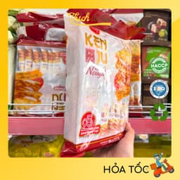 Bánh Quy Nougat Kem Dẻo Kenju Richy 186g - Thích Ăn Vặt 4
