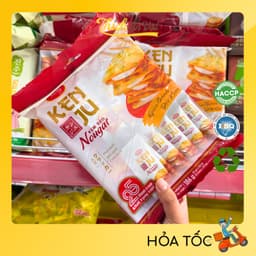 Bánh Quy Nougat Kem Dẻo Kenju Richy 186g - Thích Ăn Vặt 6