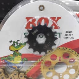 Bộ Nhông Sên Dĩa Kiểu SONIC (Màu Vàng) Thương Hiệu BOX 7