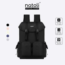 Balo nam nữ đi học Natoli Wolfi B7  nhiều ngăn kháng nước cao cấp  1
