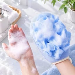 Bông Tắm Tròn Lưới PE Siêu Mềm Mại, Tẩy Tế Bào Chết Hiệu Quả, Tiết Kiệm Sữa Tắm - 11cm, Mixcolour 6
