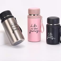 Bình Giữ Nhiệt 1000ml Nắp Chống Rò Rỉ Có Dây Xách Chắc Chắn Bình Nước Giữ Nóng Lạnh Dung Tích Lớn 3