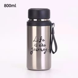 Bình Giữ Nhiệt 1000ml Nắp Chống Rò Rỉ Có Dây Xách Chắc Chắn Bình Nước Giữ Nóng Lạnh Dung Tích Lớn 8