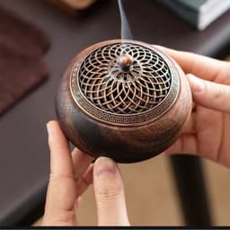 Lư xông trầm như ý chất liệu gỗ cao cấp-Lư xông trầm 2