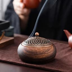 Lư xông trầm như ý chất liệu gỗ cao cấp-Lư xông trầm 1