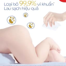 KHĂN ƯỚT HUGGIES GOLDEN WET WIPES không mùi không hương liệu mềm mại mịn màng, tinh chất từ thiên nhiên 4
