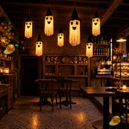 Con Ma Tua Rua Đội Mũ Phù Thủy Treo Decor Trang Trí Lễ Hội Hóa Trang Halloween 3