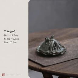 Lư xông trầm ếch ôm đài sen -Lư xông trầm 5