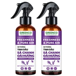 Xịt phòng tinh dầu Sả chanh & Oải Hương - hỗ trợ đuổi muỗi, côn trùng. Chai xịt thơm phòng tinh dầu 1