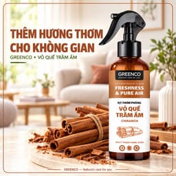 Chai xịt phòng tinh dầu Sả Chanh, Bạc Hà giúp thơm phòng, hỗ trợ đuổi muỗi và côn trùng nhanh chóng 3