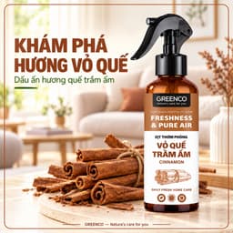 Chai xịt phòng tinh dầu Sả Chanh, Bạc Hà giúp thơm phòng, hỗ trợ đuổi muỗi và côn trùng nhanh chóng 4