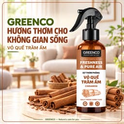 Chai xịt thơm phòng tinh dầu Sả chanh, Vỏ Quế - thơm phòng, khử mùi, hỗ trợ đuổi muỗi và côn trùng nhanh chóng 3