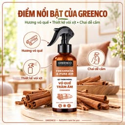 Chai xịt phòng tinh dầu Sả Chanh, Bạc Hà giúp thơm phòng, hỗ trợ đuổi muỗi và côn trùng nhanh chóng 6